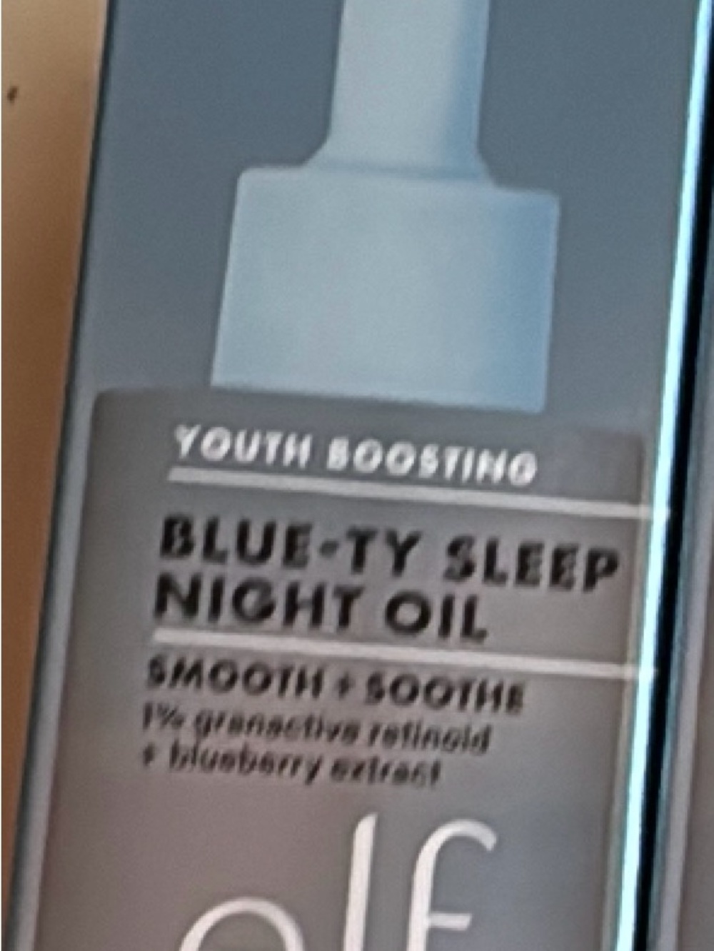 ELF Blue-Ty Sleep Night Oil - Blue and Gray Packaging
